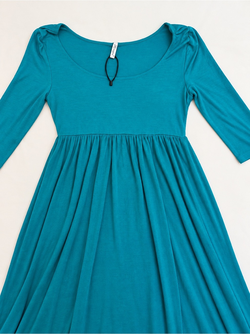 NWT Motherhood Maternity Teal Fit & Flare Dress – Size M